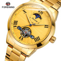 New Arrival FORSINING 168 Fashion Moon Phase Tourbillion reloj hombre Automatic Water Resistant Mens Watches 2020